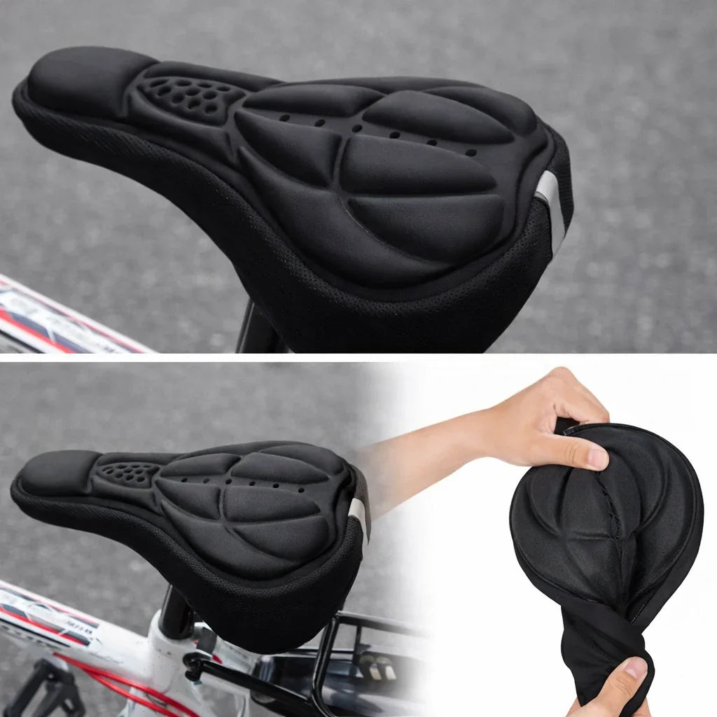 Capa Acolchoada para Selim de Bicicleta com Espuma Confortável e Ventilação