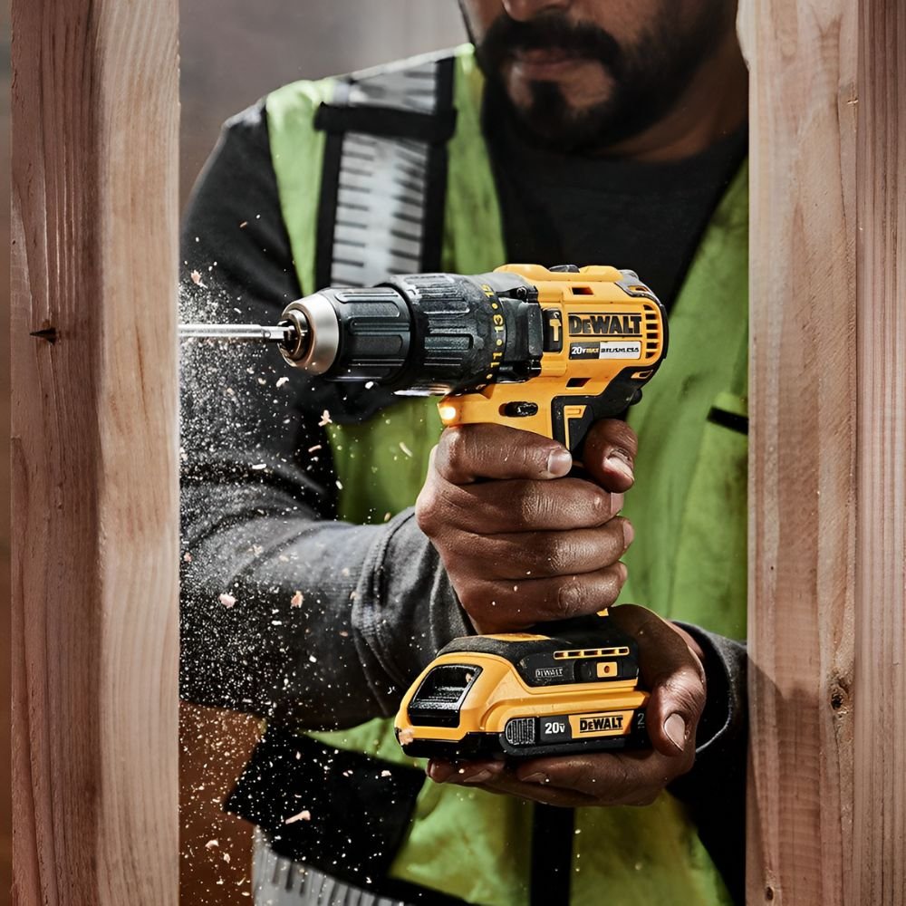 DeWalt DCD7781 em uso