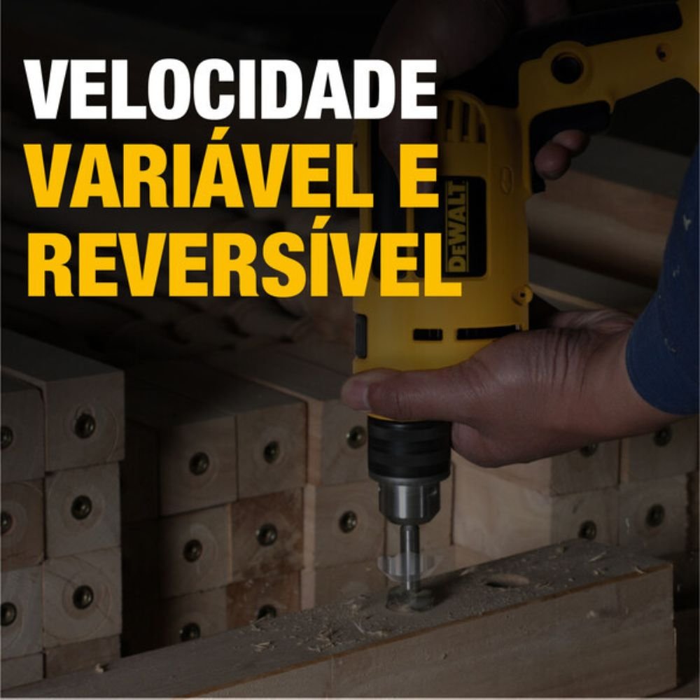 Velocidade variável e reversível DeWalt