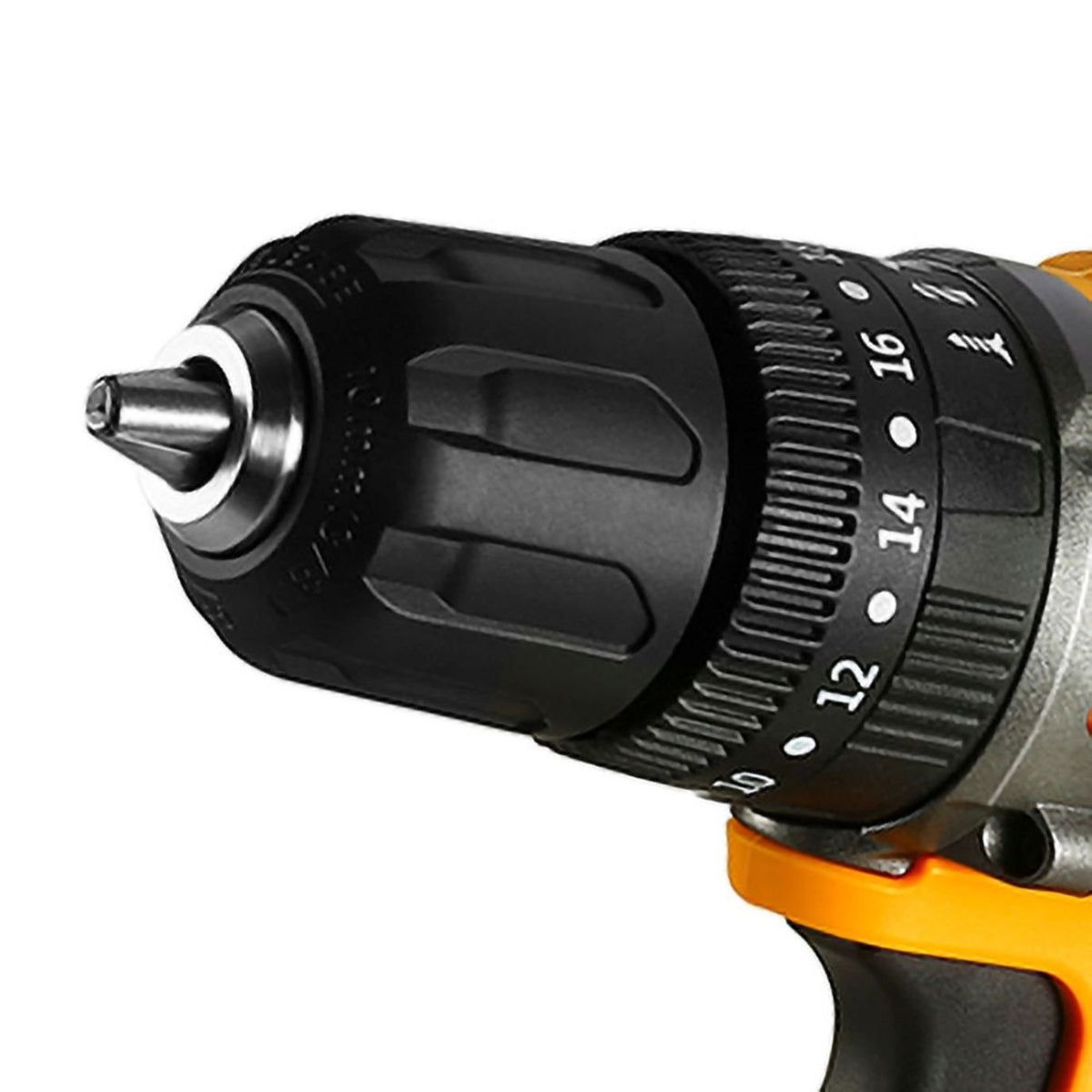 Furadeira e Parafusadeira de Impacto 3/8" 20V Deko DKCD20ID01 com 2 Baterias, Carregador e Maleta com Acessórios