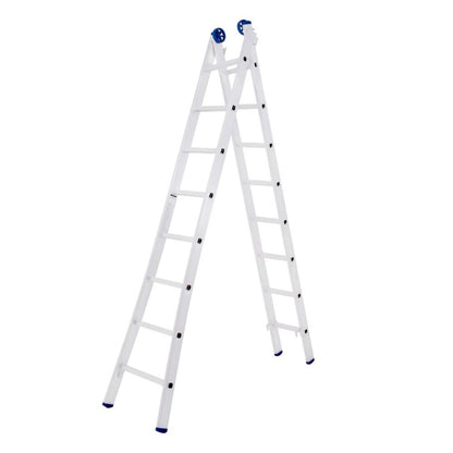 Escada extensível 3 em 1 MOR 2x8 degraus