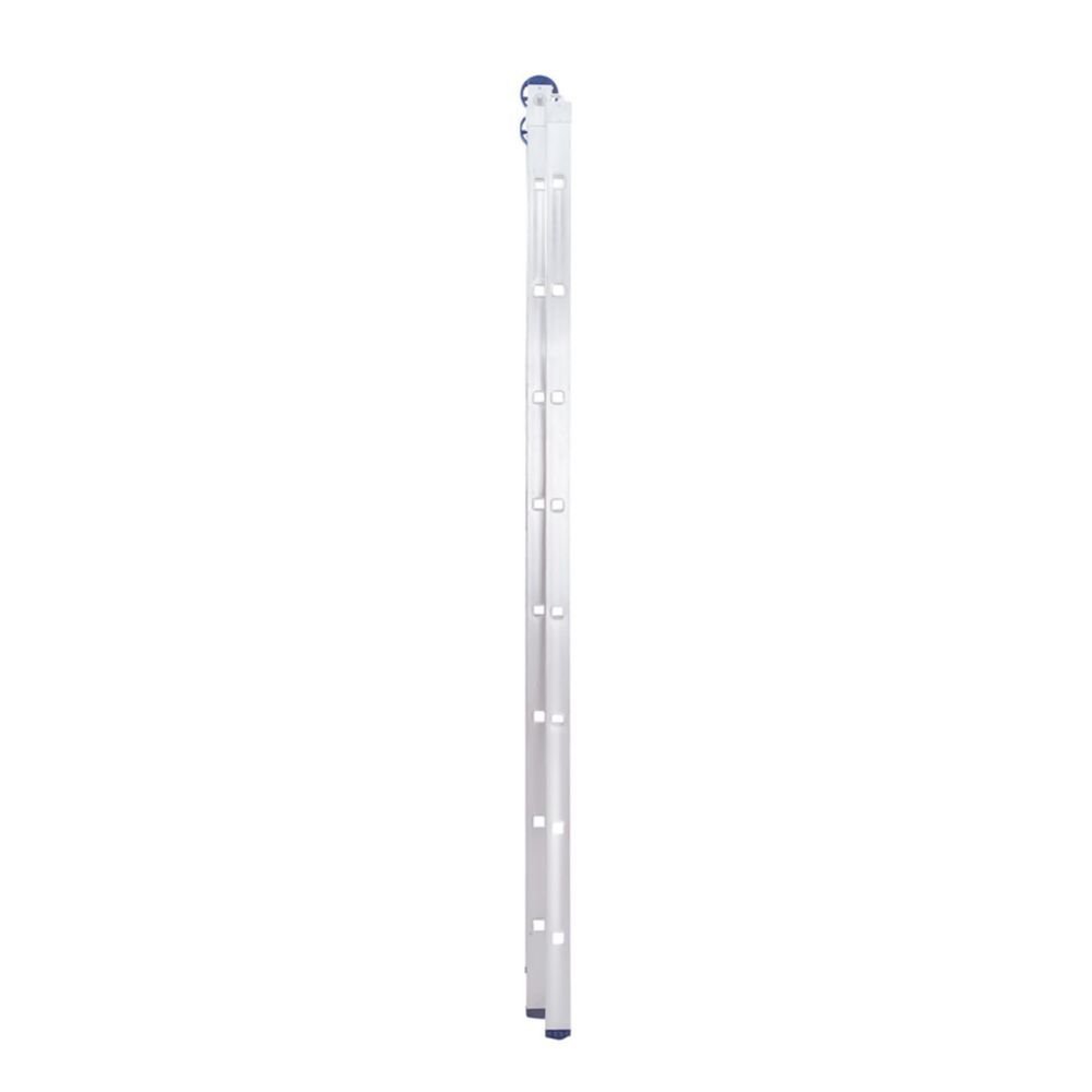 Escada Extensível 3 em 1 2x8 Degraus em Alumínio MOR 5204