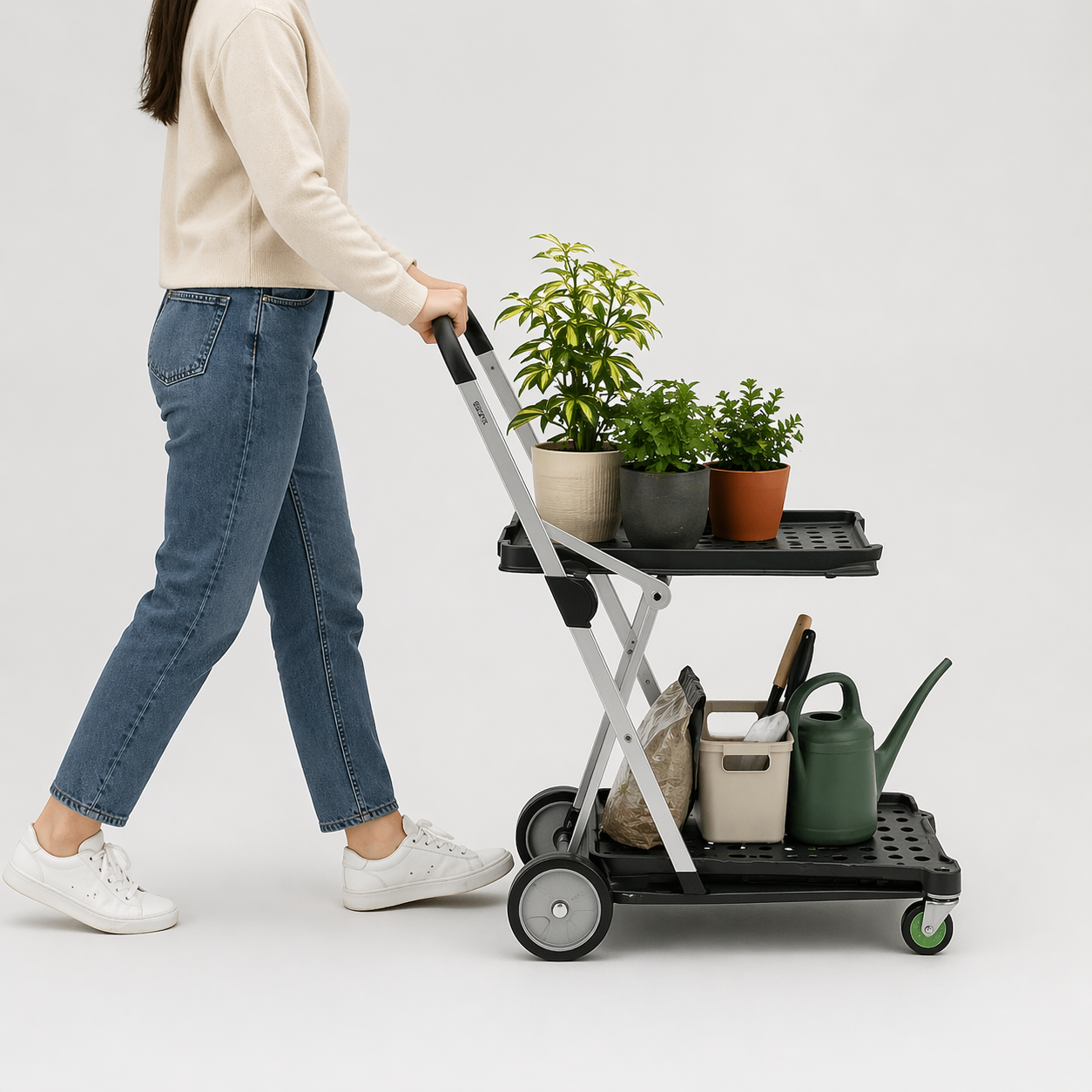 Carrinho de Compras Dobrável e Portátil - Flexycart