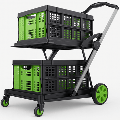 Carrinho de Compras Dobrável e Portátil - Flexycart