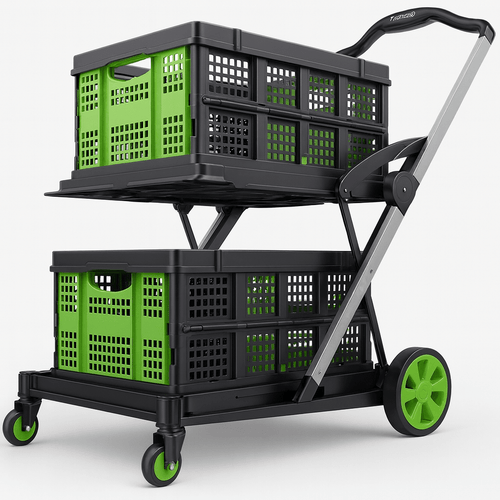 Carrinho de Compras Dobrável e Portátil - Flexycart