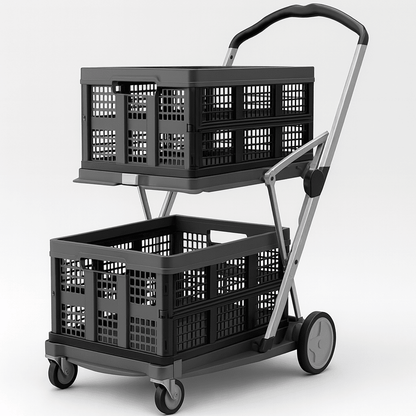 Carrinho de Compras Dobrável e Portátil - Flexycart