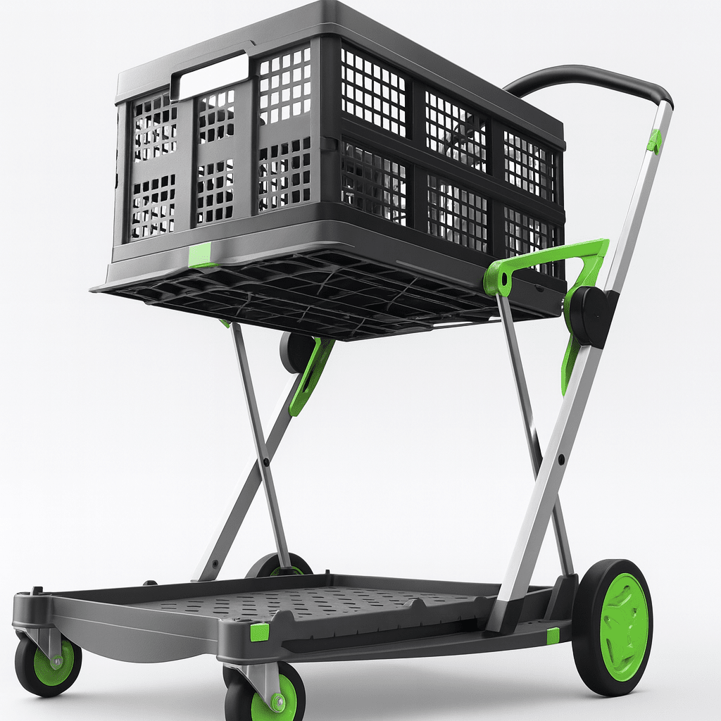 Carrinho de Compras Dobrável e Portátil - Flexycart