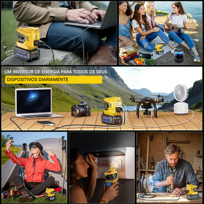 Inversor de Energia Portátil Ecarke 200W