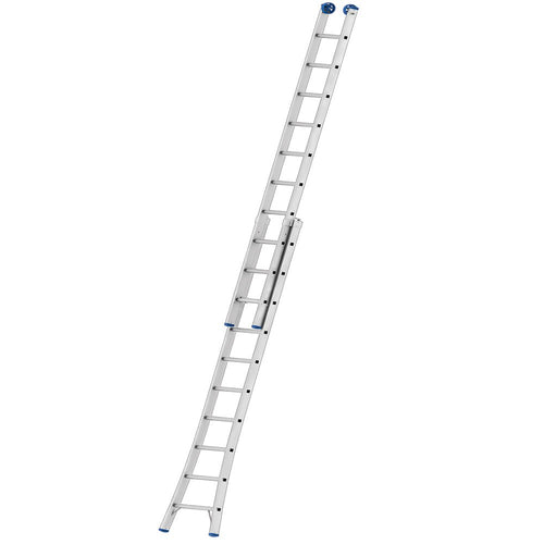 Escada extensível 3 em 1 MOR 2x10 degraus