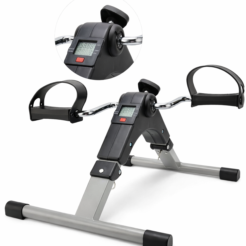 Mini Bicicleta Ergométrica de Mesa e Pedal