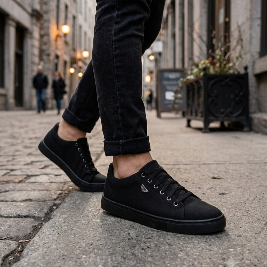 Sapatênis Masculino Em Couro Premium (COMPRE 1 LEVE 2)