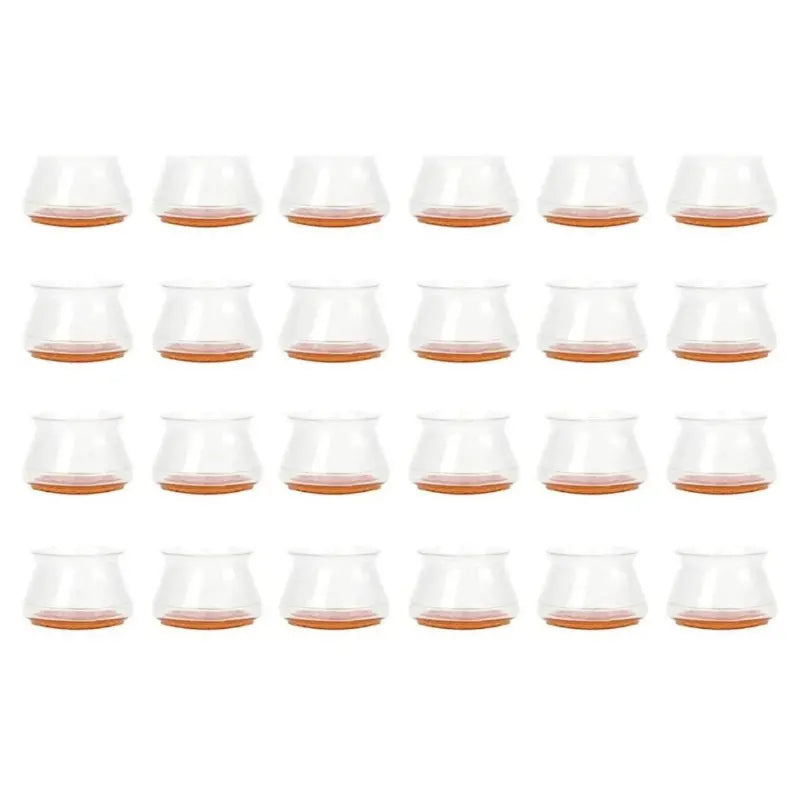 Protetores de Silicone para Pés de Cadeira com Feltro