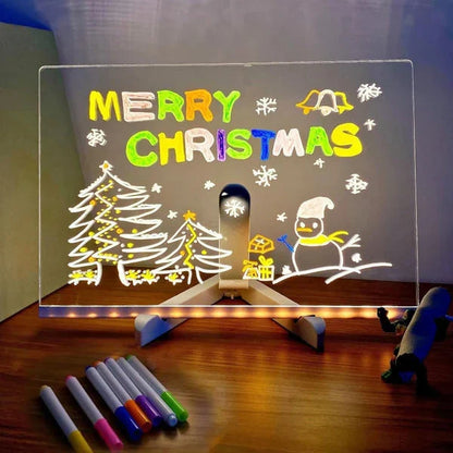 Quadro Mágico para Desenhar com Luz LED Infantil LuzPad