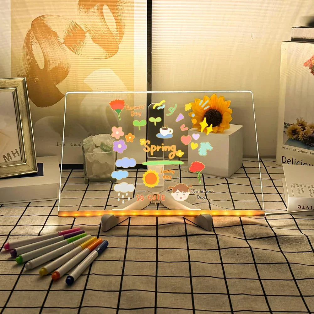 Quadro Mágico para Desenhar com Luz LED Infantil LuzPad