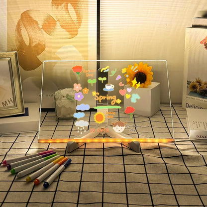 Quadro Mágico para Desenhar com Luz LED Infantil LuzPad
