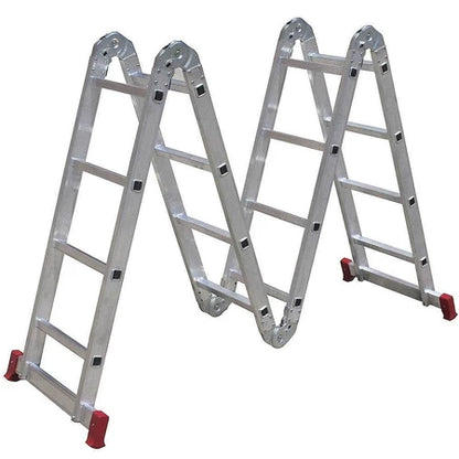 Escada de Alumínio Articulada 4x4 com 16 Degraus – Multiuso, Dobrável e Profissional BOTAFOGO-ESC0293