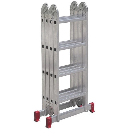 Escada de Alumínio Articulada 4x4 com 16 Degraus – Multiuso, Dobrável e Profissional BOTAFOGO-ESC0293