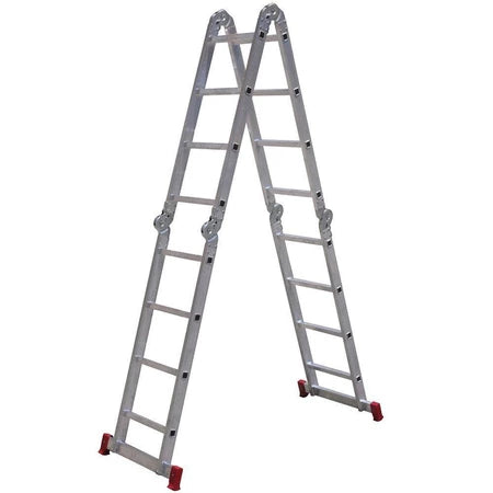 Escada de Alumínio Articulada 4x4 com 16 Degraus – Multiuso, Dobrável e Profissional BOTAFOGO-ESC0293