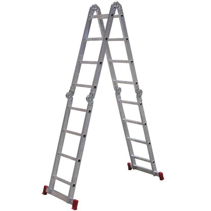 Escada de Alumínio Articulada 4x4 com 16 Degraus – Multiuso, Dobrável e Profissional BOTAFOGO-ESC0293